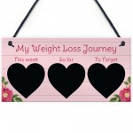 Weight Loss Tracker Board Chalkboard Sign Weight Loss Reward