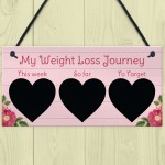 Weight Loss Tracker Board Chalkboard Sign Weight Loss Reward