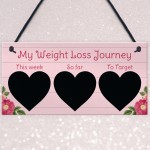 Weight Loss Tracker Board Chalkboard Sign Weight Loss Reward