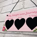 Weight Loss Tracker Board Chalkboard Sign Weight Loss Reward