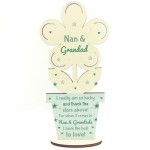 Special Gift For Nan And Grandad Birthday Christmas Wood Flower Special Gift For Nan And Grandad Birthday Christmas Wood Flower