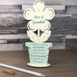 Special Gift For Nan And Grandad Birthday Christmas Wood Flower Special Gift For Nan And Grandad Birthday Christmas Wood Flower