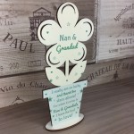 Special Gift For Nan And Grandad Birthday Christmas Wood Flower Special Gift For Nan And Grandad Birthday Christmas Wood Flower