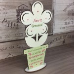 Gifts For Nan And Grandad Wood Flower Grandparent Gift Thank You