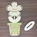 Gifts For Nan And Grandad Wood Flower Grandparent Gift Thank You
