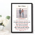 Special Anniversary Valentines Day Gift For Husband Wife Frame