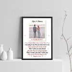 Special Anniversary Valentines Day Gift For Husband Wife Frame
