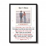 Special Anniversary Valentines Day Gift For Husband Wife Frame