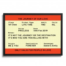 Valentines Day Anniversary Gift For Boyfriend Girlfriend Frame