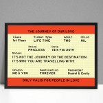 Valentines Day Anniversary Gift For Boyfriend Girlfriend Frame