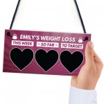 Personalised Weight Loss Sign Motivational Gift Weight Watchers 