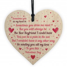 Handmade Valentine's Day Gift For Your Boyfriend Wood Heart Gift