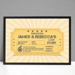 Novelty Valentines Day Anniversary Gift Personalised Framed