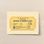 Novelty Valentines Day Anniversary Gift Personalised Ticket