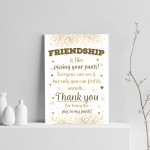 Thank You Best Friend Novelty Friendship Gift Printed Friends