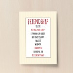 Funny Friend Gift - A4 Best Friend Gifts - Best Friend Sign