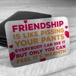 Novelty Friendship Gift METAL Wallet Card For Purse Funny Gift Novelty Friendship Gift METAL Wallet Card For Purse Funny Gift