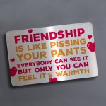 Novelty Friendship Gift METAL Wallet Card For Purse Funny Gift Novelty Friendship Gift METAL Wallet Card For Purse Funny Gift