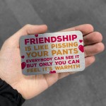 Novelty Friendship Gift METAL Wallet Card For Purse Funny Gift Novelty Friendship Gift METAL Wallet Card For Purse Funny Gift
