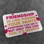 Novelty Friendship Gift METAL Wallet Card For Purse Funny Gift Novelty Friendship Gift METAL Wallet Card For Purse Funny Gift
