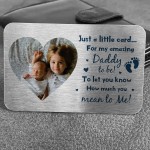 Daddy To Be Gift Metal Wallet Insert Daddy To Be Gift From Bump