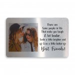 Best Friend Gift Metal Wallet Insert Special Friend Gift