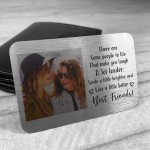 Best Friend Gift Metal Wallet Insert Special Friend Gift