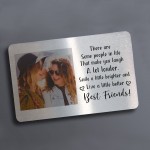 Best Friend Gift Metal Wallet Insert Special Friend Gift