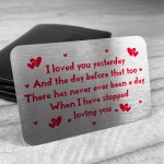 Novelty Valentines Day Gift Metal Wallet Purse Card Gift For Him