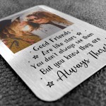 Personalised Best Friend Gift Metal Photo Card For Wallet Purse 