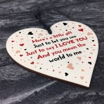 Cute Gift For Boyfriend Girlfriend Heart Anniversary Valentines