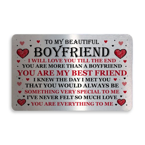 Beautiful Boyfriend Gift For Valentines Day Anniversary Wallet