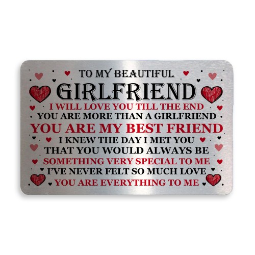 Beautiful Girlfriend Gift For Valentines Day Anniversary Card