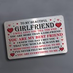 Beautiful Girlfriend Gift For Valentines Day Anniversary Card