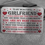 Beautiful Girlfriend Gift For Valentines Day Anniversary Card