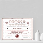 Funny Valentines Gift For Boyfriend Personalised Print
