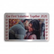 Personalised Picture Wallet Card Insert 1st Valentines Day Gift