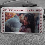 Personalised Picture Wallet Card Insert 1st Valentines Day Gift