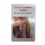 First Valentines Gift For Boyfriend Girlfriend Personalised Card