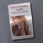 First Valentines Gift For Boyfriend Girlfriend Personalised Card