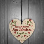 First Valentines Gift Personalised Heart Gift For Girl Boyfriend