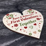 First Valentines Gift Personalised Heart Gift For Girl Boyfriend
