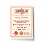 Valentines Gift For Wife Print Personalised Anniversary Gift