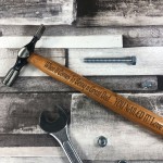 Gift For Dad Birthday Fathers Day Engraved Personalised Hammer