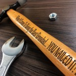 Gift For Grandad Birthday Fathers Day Engraved Hammer