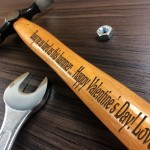 Funny Valentines Day ENGRAVED Hammer Gifts For Boyfriend Him