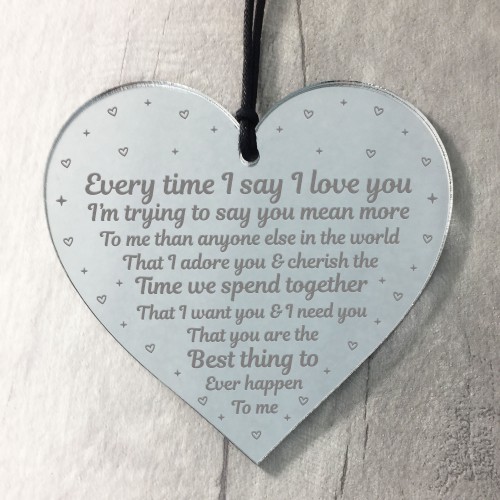 Valentines Gift Keepsake Plaque Valentines Day Anniversary Gift 