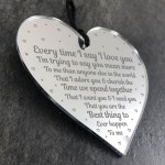 Valentines Gift Keepsake Plaque Valentines Day Anniversary Gift 