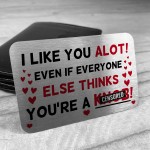 Funny Rude Gift Boyfriend Husband On Valentines Day Anniversary