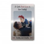 Daddy Gifts From Daughter Personalised Wallet Card Insert